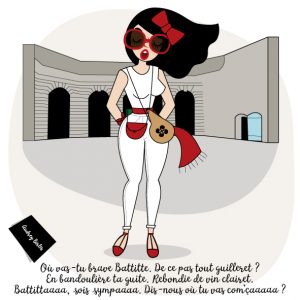 Les nanas - Audrey Birles - Illustratrice Bayonne - Fêtes de Bayonne